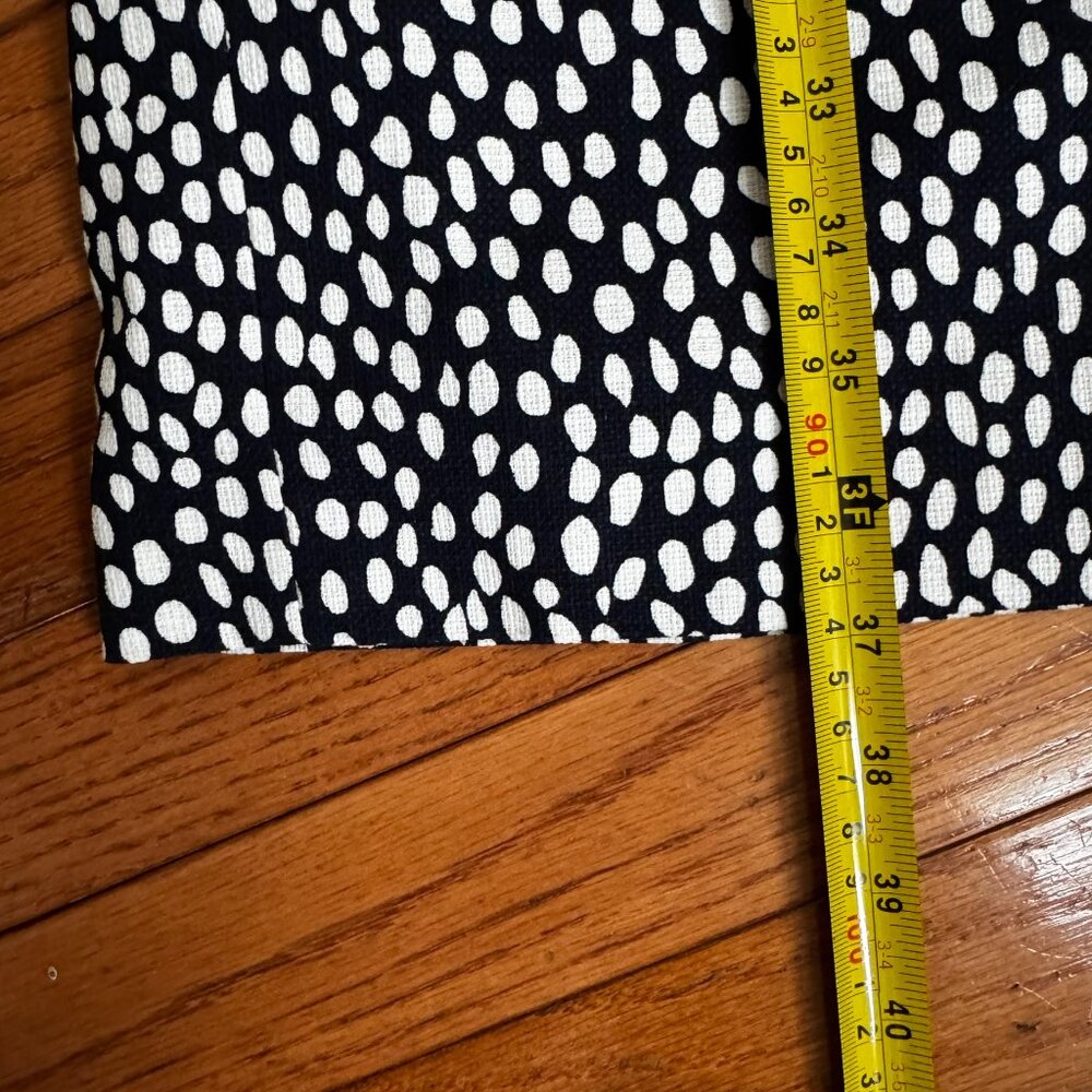 J. Crew Black and White Polka Dot Basketweave Cotton Sheath Dress NWT - Size 4 - Picture 10 of 10